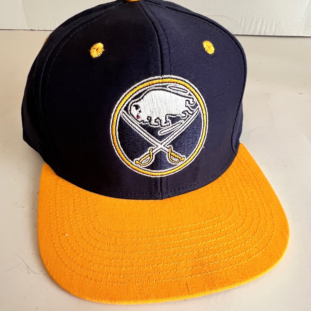 Buffalo Sabres Navy and Yellow SnapBack Hat Cap